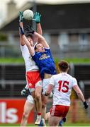 5 January 2020; Conn Kilpatrick of Tyrone in action against Martin Reilly of Cavan during the Bank of Ireland Dr McKenna Cup Round 2 match between Tyrone and Cavan at Healy Park in Omagh, Tyrone. Photo by Oliver McVeigh/Sportsfile