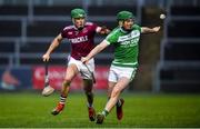 5 January 2020; Eoin Cody of Ballyhale Shamrocks in action against Karl McKaigue of Slaughtneil during the AIB GAA Hurling All-Ireland Senior Club Championship semi-final between Ballyhale Shamrocks and Slaughtnell at Pairc Esler in Newry, Co. Down. Photo by David Fitzgerald/Sportsfile