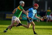 5 January 2020; Lorcan McMullan of Dublin in action against Kevin McDonald of Carlow during the 2020 Walsh Cup Round 3 match between Dublin and Carlow at Parnell Park in Dublin. Photo by Sam Barnes/Sportsfile