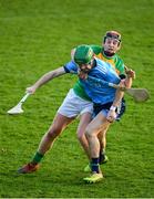 5 January 2020; Cian Derwin of Dublin in action against Michael Malone of Carlow during the 2020 Walsh Cup Round 3 match between Dublin and Carlow at Parnell Park in Dublin. Photo by Sam Barnes/Sportsfile