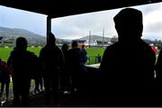 5 January 2020; Supporters look on as Tipperary have a shot at goal during the 2020 McGrath Cup Group B match between Tipperary and Kerry at Clonmel Sportsfield in Clonmel, Tipperary. Photo by Brendan Moran/Sportsfile