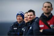 5 January 2020; Laois manager Eddie Brennan, left, with selectors Tommy Fitzgerald, centre, and Niall Corcoran during the 2020 Walsh Cup Round 3 match between Laois and Westmeath at O'Keeffe Park in Borris in Ossory, Laois. Photo by Ramsey Cardy/Sportsfile