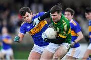 5 January 2020; Seán Quilter of Kerry is tackled by Robbie Kiely of Tipperary during the 2020 McGrath Cup Group B match between Tipperary and Kerry at Clonmel Sportsfield in Clonmel, Tipperary. Photo by Brendan Moran/Sportsfile