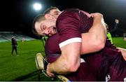 5 January 2020; Seán McCormack of Borris-Ileigh, front, and Dan McCormack celebrate after the AIB GAA Hurling All-Ireland Senior Club Championship semi-final between St Thomas' and Borris-Ileigh at LIT Gaelic Grounds in Limerick. Photo by Piaras Ó Mídheach/Sportsfile
