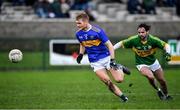 5 January 2020; Colm O’Shaughnessy of Tipperary in action against Cormac Coffey of Kerry during the 2020 McGrath Cup Group B match between Tipperary and Kerry at Clonmel Sportsfield in Clonmel, Tipperary. Photo by Brendan Moran/Sportsfile