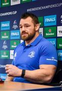 6 January 2020; Cian Healy during a Leinster Rugby Press Conference at Leinster Rugby Headquarters in UCD, Dublin. Photo by Harry Murphy/Sportsfile