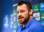 6 January 2020; Cian Healy during a Leinster Rugby Press Conference at Leinster Rugby Headquarters in UCD, Dublin. Photo by Harry Murphy/Sportsfile