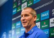 6 January 2020; Senior coach Stuart Lancaster during a Leinster Rugby Press Conference at Leinster Rugby Headquarters in UCD, Dublin. Photo by Harry Murphy/Sportsfile