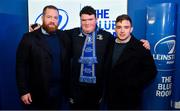 4 January 2020; Leinster players Michael Bent, left, and Rowan Osborne with supporters in the Blue Room at the Guinness PRO14 Round 10 match between Leinster and Connacht at the RDS Arena in Dublin. Photo by Sam Barnes/Sportsfile