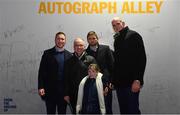 4 January 2020; Leinster players Rory O'Loughlin, Ross Byrne, and Devin Toner with supporters in Autograph Alley at the Guinness PRO14 Round 10 match between Leinster and Connacht at the RDS Arena in Dublin. Photo by Sam Barnes/Sportsfile