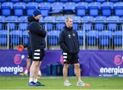 6 January 2020; Head coach Leo Cullen, left, and Senior coach Stuart Lancaster during a Leinster Rugby Squad Training at Leinster Rugby Headquarters in Energia Park in Donnybrook, Dublin. Photo by Harry Murphy/Sportsfile
