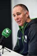 4 January 2020; Connacht head coach Andy Friend speaking during a Connacht Rugby press conference at The Sportsground in Galway. Photo by Sam Barnes/Sportsfile