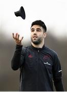 8 January 2020; Conor Murray with a kicking tee during a Munster Rugby squad training session at University of Limerick in Limerick. Photo by Matt Browne/Sportsfile