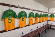8 January 2020; A general view of the Donegal dressing room before the Bank of Ireland Dr McKenna Cup Round 3 match between Derry and Donegal at Celtic Park in Derry. Photo by Oliver McVeigh/Sportsfile