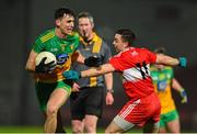 8 January 2020; Michael Langan of Donegal in action against Niall Toner of Derry during the Bank of Ireland Dr McKenna Cup Round 3 match between Derry and Donegal at Celtic Park in Derry. Photo by Oliver McVeigh/Sportsfile