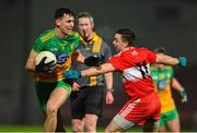 8 January 2020; Michael Langan of Donegal in action against Niall Toner of Derry during the Bank of Ireland Dr McKenna Cup Round 3 match between Derry and Donegal at Celtic Park in Derry. Photo by Oliver McVeigh/Sportsfile