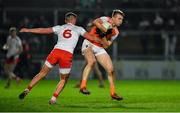 8 January 2020; Rian O'Neill of Armagh in action against Michael McKernan of Tyrone during the Bank of Ireland Dr McKenna Cup Round 3 match between Armagh and Tyrone at Athletic Grounds in Armagh. Photo by Piaras Ó Mídheach/Sportsfile