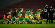 8 January 2020; Donegal players warm-down following the Bank of Ireland Dr McKenna Cup Round 3 match between Derry and Donegal at Celtic Park in Derry. Photo by Oliver McVeigh/Sportsfile