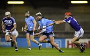 9 January 2020; Jake Malone of Dublin in action against Jake Kelly of Laois during the 2020 Walsh Cup Round 2 match between Dublin and Laois at Parnell Park in Dublin. Photo by Matt Browne/Sportsfile