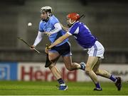 9 January 2020; Jake Malone of Dublin in action against Jake Kelly of Laois during the 2020 Walsh Cup Round 2 match between Dublin and Laois at Parnell Park in Dublin. Photo by Matt Browne/Sportsfile