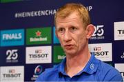 10 January 2020; Head coach Leo Cullen during a Leinster Rugby press conference at Leinster Rugby Headquarters in UCD, Dublin. Photo by Harry Murphy/Sportsfile