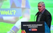 10 January 2020; Jim Ryan, Coach and Teacher/Year-Head at St Peter's College, Wexford, speaking at The GAA Games Development Conference, in partnership with Sky Sports, which took place in Croke Park on Friday and Saturday. A record attendance of over 800 delegates were present to see over 30 speakers from the world of Gaelic games, sport and education. Photo by Piaras Ó Mídheach/Sportsfile