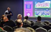 11 January 2020; John Greville, Westmeath Senior Camogie manager, speaking at the GAA Games Development Conference, in partnership with Sky Sports, which took place in Croke Park on Friday and Saturday. A record attendance of over 800 delegates were present to see over 30 speakers from the world of Gaelic games, sport and education. Photo by Seb Daly/Sportsfile