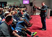 11 January 2020; Keith Ricken, coach, Cork U20 All Ireland winning team 2019, speaking at the GAA Games Development Conference, in partnership with Sky Sports, which took place in Croke Park on Friday and Saturday. A record attendance of over 800 delegates were present to see over 30 speakers from the world of Gaelic games, sport and education. Photo by Seb Daly/Sportsfile