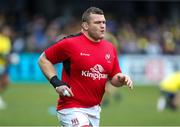 11 January 2020;  Jack McGrath of Ulster begins his warm-up before the Heineken Champions Cup Pool 3 Round 5 match between ASM Clermont Auvergne and Ulster at Stade Marcel-Michelin in Clermont-Ferrand, France. Photo by John Dickson/Sportsfile