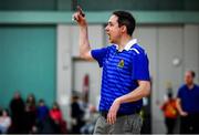11 January 2020; LYIT Donegal coach Niall McDermott during the Hula Hoops Men's Presidents' Cup Semi-Final match between LYIT Donegal and Tradehouse Central Ballincollig at Parochial Hall in Cork. Photo by Sam Barnes/Sportsfile