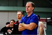11 January 2020; Tradehouse Central Ballincollig coach Kieran O'Sullivan during the Hula Hoops Men's Presidents' Cup Semi-Final match between LYIT Donegal and Tradehouse Central Ballincollig at Parochial Hall in Cork. Photo by Sam Barnes/Sportsfile