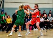 11 January 2020; Siofra O’Shea of Team Tom McCarthy's St Mary's in action against Ciara Byrne of Portlaoise Panthers during the Hula Hoops Women's Division One National Cup Semi-Final match between Team Tom McCarthy's St Mary's and Portlaoise Panthers at Parochial Hall in Cork. Photo by Sam Barnes/Sportsfile