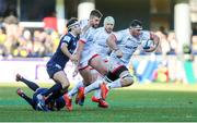 11 January 2020; Marcell Coetzee of Ulster during the Heineken Champions Cup Pool 3 Round 5 match between ASM Clermont Auvergne and Ulster at Stade Marcel-Michelin in Clermont-Ferrand, France. Photo by John Dickson/Sportsfile