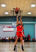 11 January 2020; Miriam Leane of Team Tom McCarthy's St Mary's takes free throw during the Hula Hoops Women's Division One National Cup Semi-Final match between Team Tom McCarthy's St Mary's and Portlaoise Panthers at Parochial Hall in Cork. Photo by Sam Barnes/Sportsfile