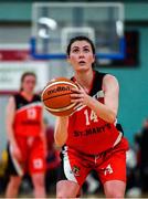 11 January 2020; Lorraine Scanlon of Team Tom McCarthy's St Mary's takes free throw during the Hula Hoops Women's Division One National Cup Semi-Final match between Team Tom McCarthy's St Mary's and Portlaoise Panthers at Parochial Hall in Cork. Photo by Sam Barnes/Sportsfile