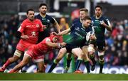 11 January 2020; Jack Carty of Connacht is tackled by Cheslin Kolbe of Toulouse during the Heineken Champions Cup Pool 5 Round 5 match between Connacht and Toulouse at The Sportsground in Galway. Photo by David Fitzgerald/Sportsfile