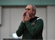 11 January 2020; Portlaoise Panthers coach Peter O’Sullivan during the Hula Hoops Women's Division One National Cup Semi-Final match between Team Tom McCarthy's St Mary's and Portlaoise Panthers at Parochial Hall in Cork. Photo by Sam Barnes/Sportsfile