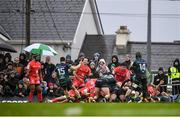 11 January 2020; Connacht players maul over the line for their side's first try during the Heineken Champions Cup Pool 5 Round 5 match between Connacht and Toulouse at The Sportsground in Galway. Photo by David Fitzgerald/Sportsfile