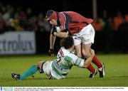 13 December 2003; Anrthony Fioley, Munster, in action against Benetton Treviso's Manuel Dallan. Heineken Cup, Round 2, Pool 5, Munster v Benetton Treviso, Thomond Park, Limerick. Picture credit; Damien Eagers / SPORTSFILE *EDI*