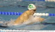 14 December 2003; Ireland's Andrew Bree on his way to winning a siver medal in the Men's 200m Breaststroke Final. European Swimming Short Course Championships, National Aquatic Centre, Abbotstown, Dublin, Ireland. Picture credit; Brendan Moran / SPORTSFILE *EDI*