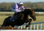 22 November 2003; Maswaly with Sean McDermott, up jumps the last during the I.N.H. Stallion Owners European Breeders Fund maiden Hurdle. Picture credit; Matt Browne / SPORTSFILE *EDI*