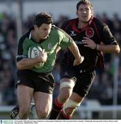 15 November 2003; Darren Yapp, Connacht, in action against Edinburgh. Celtic Cup Semi-Final, Connacht v Edinburgh, Sportsgrounds, Galway. Picture credit; Matt Browne / SPORTSFILE *EDI*