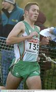 14 December 2003; Alan McCormack, Ireland, in action during the Junior Men's event. European Cross Country Championships, Holyrood Park, Edinburgh, Scotland. Picture credit; Pat Murphy / SPORTSFILE *EDI*