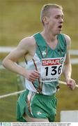 14 December 2003; Dan Mulhaire, Ireland, in action during the Junior Men event. European Cross Country Championships, Holyrood Park, Edinburgh, Scotland. Picture credit; Pat Murphy / SPORTSFILE *EDI*