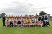 26 June 2013; The Wexford squad. Bord Gáis Energy Leinster GAA Hurling Under 21 Championship Semi-Final, Wexford v Carlow, Dr. Cullen Park, Carlow. Picture credit: Brian Lawless / SPORTSFILE