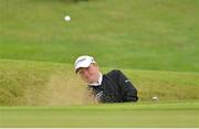 27 June 2013; Shane Lowry plays from a bunker onto the 12th green during the Irish Open Golf Championship 2013. Carton House, Maynooth, Co. Kildare. Picture credit: Matt Browne / SPORTSFILE