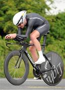 20 June 2012; Ryan Sherlock, Polygon Sweet Nice, in action during the Elite Men's National Time-Trial Championships. Carlingford, Co. Louth. Picture credit: Stephen McMahon / SPORTSFILE