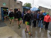 23 June 2013; Donegal supporters make their way in to the dressing room from the warm up. Ulster GAA Football Senior Championship Semi-Final, Donegal v Down, Kingspan Breffni Park, Cavan. Picture credit: Brian Lawless / SPORTSFILE