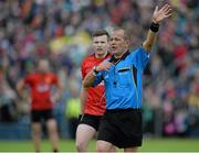 23 June 2013; Eddie Kinsella, referee. Ulster GAA Football Senior Championship Semi-Final, Donegal v Down, Kingspan Breffni Park, Cavan. Picture credit: Brian Lawless / SPORTSFILE
