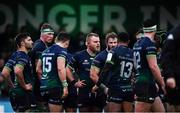 11 January 2020; Finlay Bealham of Connacht, centre, and team-mates after conceding a second try during the Heineken Champions Cup Pool 5 Round 5 match between Connacht and Toulouse at The Sportsground in Galway. Photo by David Fitzgerald/Sportsfile